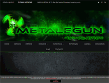 Tablet Screenshot of metalegun.com